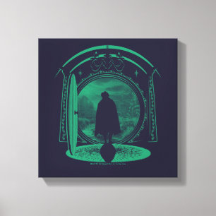 FRODO™ Verlaten van THE SHIRE™ Silhouet Canvas Afdruk