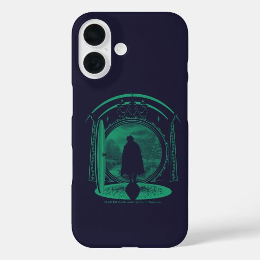 FRODO™ Verlaten van THE SHIRE™ Silhouet Case-Mate iPhone Case (Achterkant)