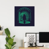 FRODO™ Verlaten van THE SHIRE™ Silhouet Poster (Thuiskantoor)