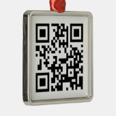 Froehliche Weihnachten - Duits Metalen Ornament (Rechts)