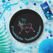 Froehliche Weihnachten - Electric Cariou Papieren Bordje (Feest)