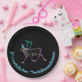 Froehliche Weihnachten - Electric Cariou Papieren Bordje (Feest)