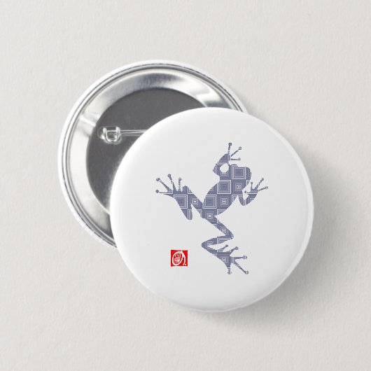 frog5 ronde button 5,7 cm (Voorkant /achterkant)