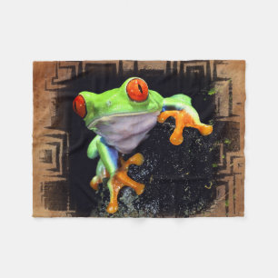 Frog 3 randopties fleece deken