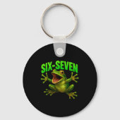 Frog 67 Meme Six Seven Funny Gen Alpha  Sleutelhanger (Voorkant)