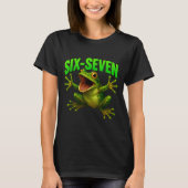 Frog 67 Meme Six Seven Funny Gen Alpha  T-shirt (Voorkant)