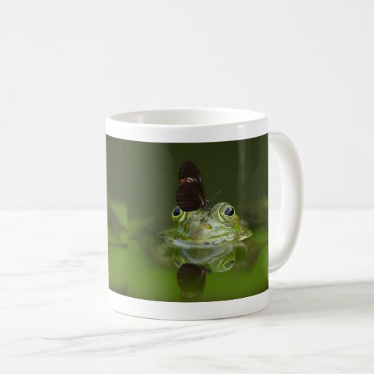 Frog and butterfly koffiemok (Voorkant rechts)
