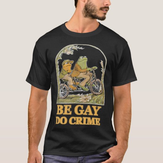 Frog and Toad Be Gay Do Crime Essential T-Shirt (Voorkant)
