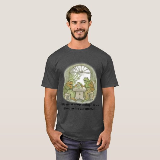 Frog andoad Eating Cookies friend T-shirt (Voorkant volledig)