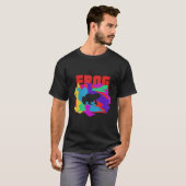 Frog Animal Mosaik Puzzle T-shirt (Voorkant volledig)