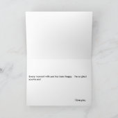 Frog Anniversary Card Hoppy Happy Anniversary Kaart (Binnen)