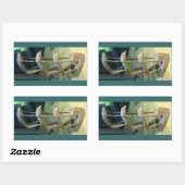 Frog Art CB Rechthoekige Sticker (Vel)