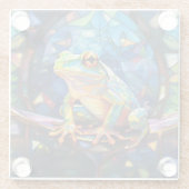 Frog Art Glass Onderzetter (Achterkant)
