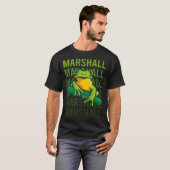 Frog Art - Marshall naam T-shirt (Voorkant volledig)