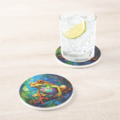 Frog Art Sandstone Onderzetter (Zijkant)