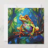 Frog Art Wenskaart Kaart (Voorkant)