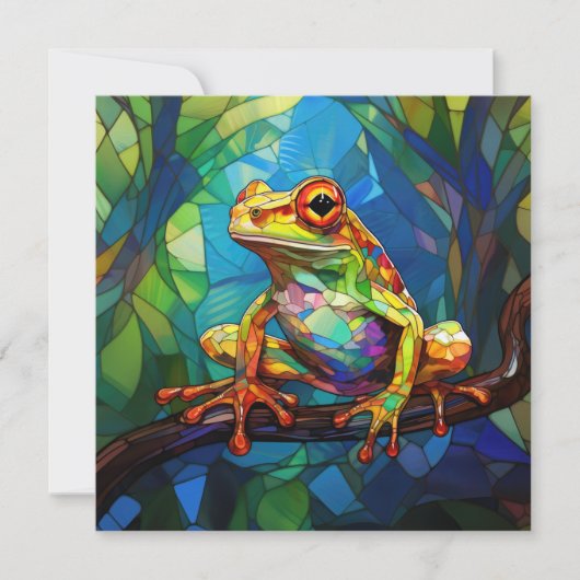 Frog Art Wenskaart Kaart (Voorkant)