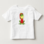 Frog as Firefighter with Helmet Kinder Shirts (Voorkant)
