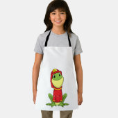 Frog as Firefighter with Helmet Schort (Insitu)