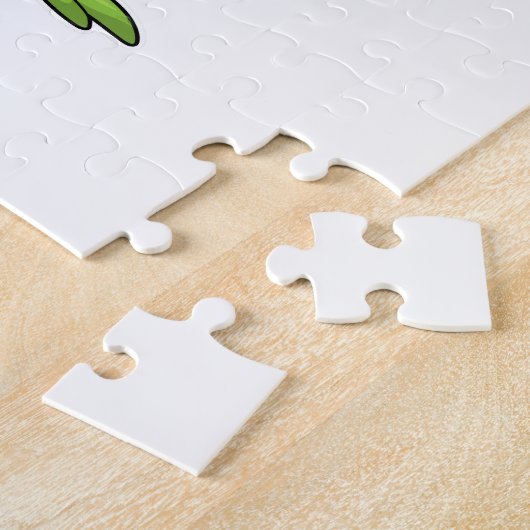 Frog at Baseball with Baseball gloy Legpuzzel (Zijkant)