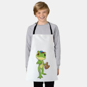 Frog at Baseball with Baseball gloy Schort (Gedragen)