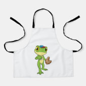 Frog at Baseball with Baseball gloy Schort (Voorkant)