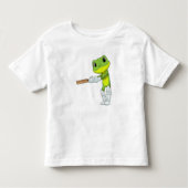 Frog at Cricket with Cricket Kinder Shirts (Voorkant)