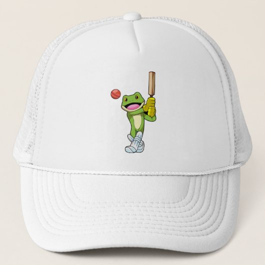 Frog at Cricket with Cricket Trucker Pet (Voorkant)