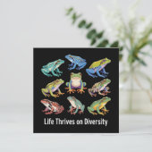 Frog Autism Neurodiversity is Necessary SPED  Kaart (Staand voorkant)