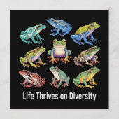 Frog Autism Neurodiversity is Necessary SPED Kaart (Voorkant)