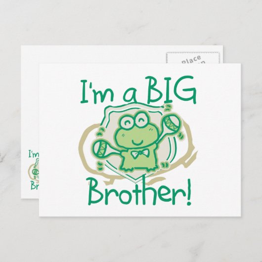 Frog Big Brother Briefkaart (Voorkant / Achterkant)