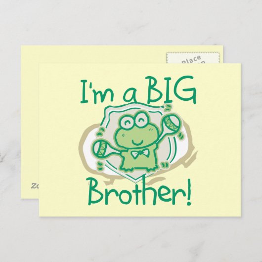 Frog Big Brother Briefkaart (Voorkant / Achterkant)