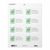 Frog Big Brother Etiket (Full Sheet)