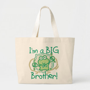 Frog Big Brother Grote Tote Bag