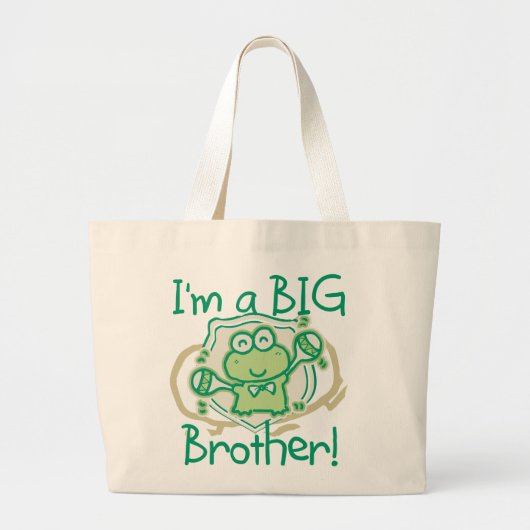 Frog Big Brother Grote Tote Bag (Voorkant)
