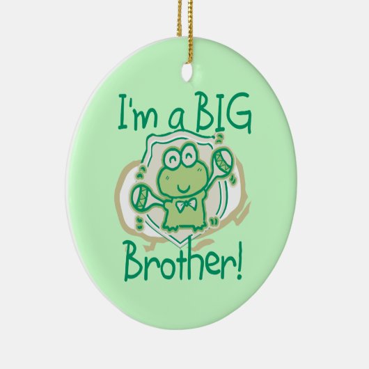 Frog Big Brother Keramisch Ornament (Rechts)