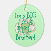 Frog Big Brother Keramisch Ornament (Links)