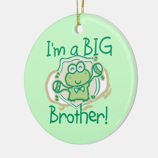 Frog Big Brother Keramisch Ornament (Links)