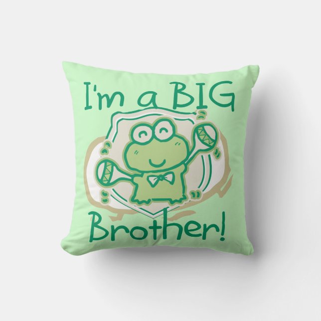 Frog Big Brother Kussen (Voorkant)