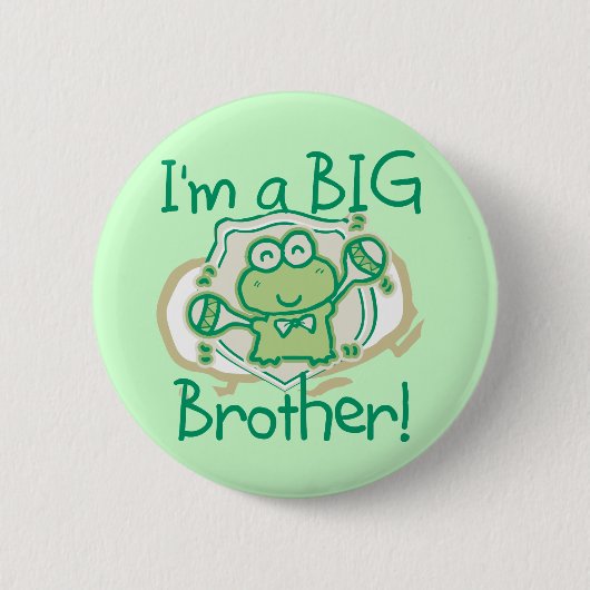 Frog Big Brother Ronde Button 5,7 Cm (Voorkant)