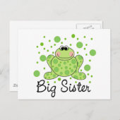 Frog Big Sister Briefkaart (Voorkant / Achterkant)