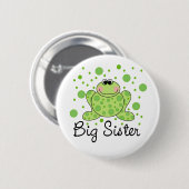 Frog Big Sister Ronde Button 5,7 Cm (Voorkant /achterkant)