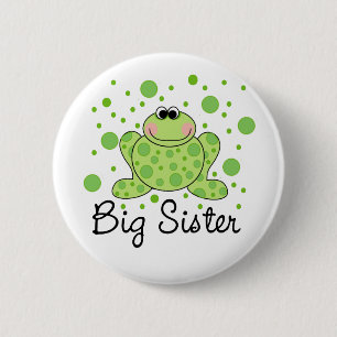 Frog Big Sister Ronde Button 5,7 Cm