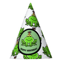 FROG BIRTHDAY PARTY PET MET FROG DESIGN