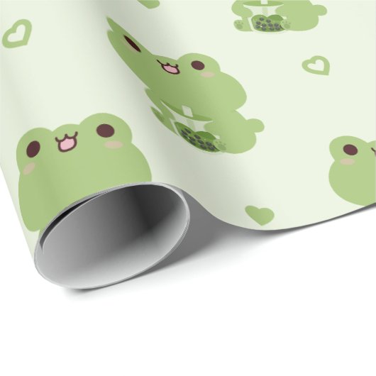 Frog Boba Cadeaupapier (Rol Hoek)