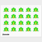 Frog Bookplate Sticker (Vel)