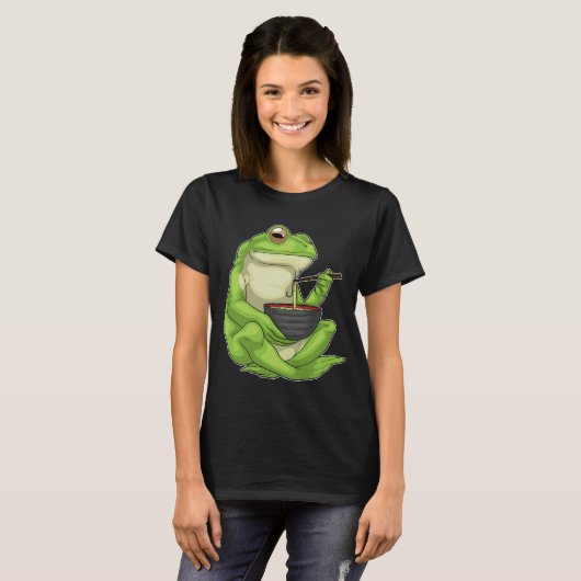 Frog Bowl Ramen T-shirt (Voorkant volledig)