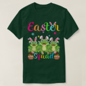 Frog Bunny Ear Funny Easter Squad Happy Easte T-shirt (Design voorkant)