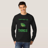 Frog Catching For Bullfrog Hunter and Frog Catcher T-shirt (Voorkant volledig)