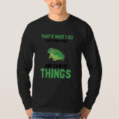 Frog Catching For Bullfrog Hunter and Frog Catcher T-shirt (Voorkant)